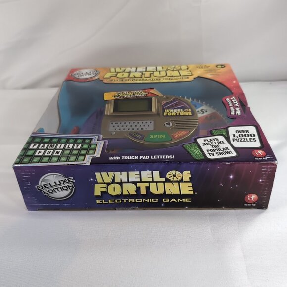 NEW NIB Wheel of Fortune Electronic Game Deluxe Edition (2009 - Spinning Wheel) - Picture 12 of 13